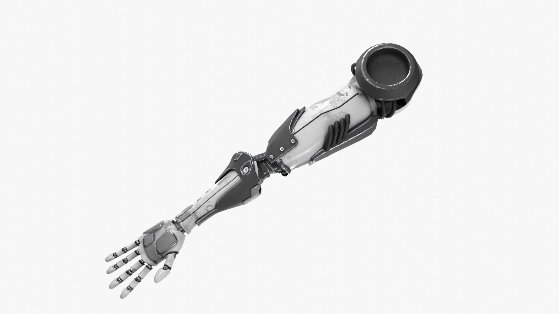 Robot Arm 3D model_8