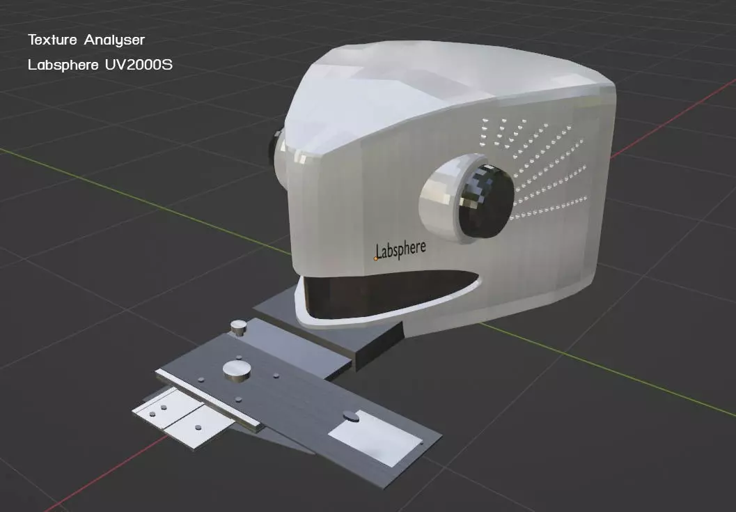 Texture analyser for lab Labsphere UV2000S scientific Low-poly 3D model_0