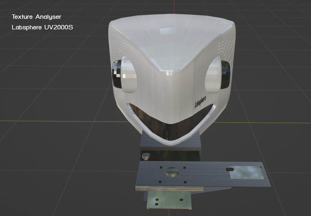 Texture analyser for lab Labsphere UV2000S scientific Low-poly 3D model_1