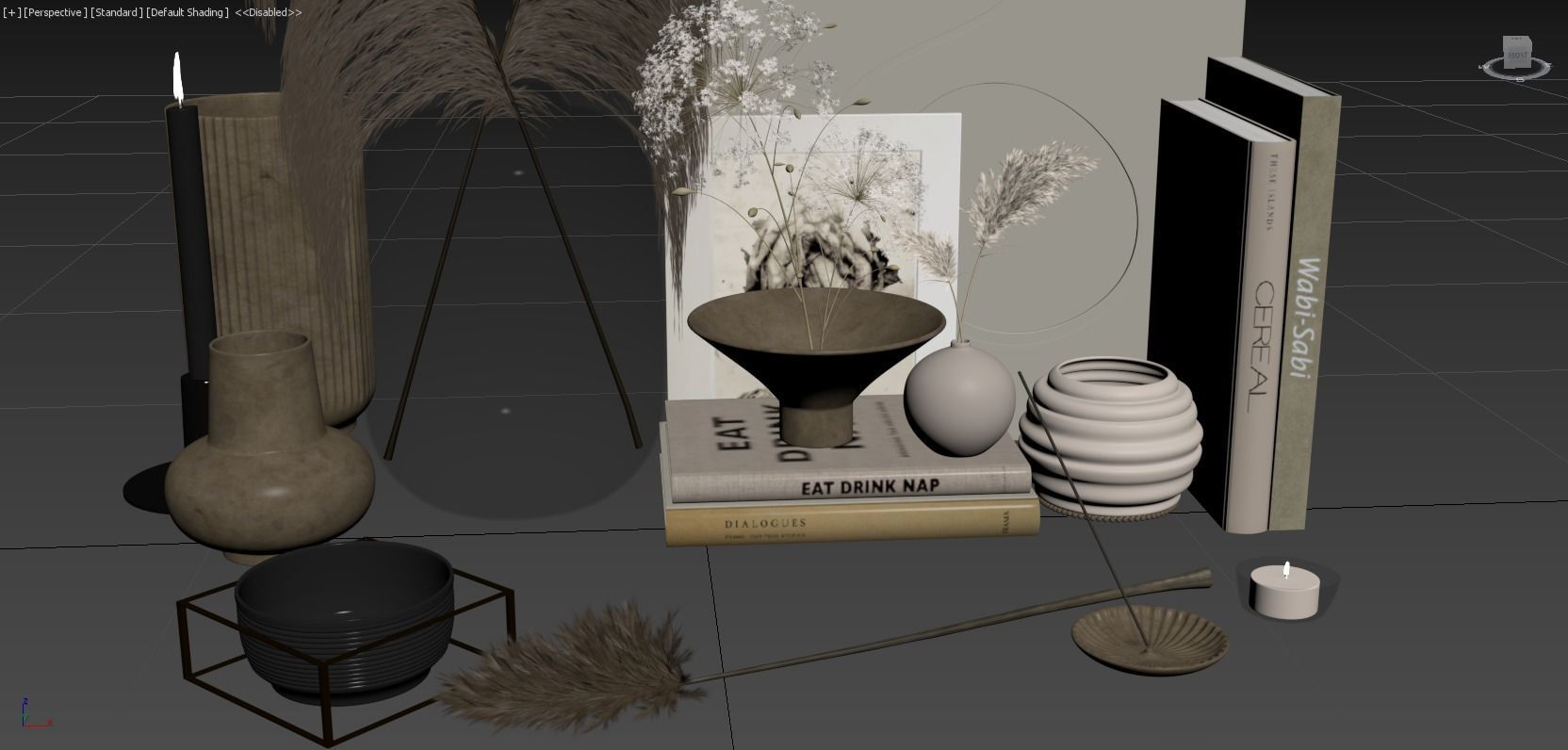 Decor Set 074 3D model_6