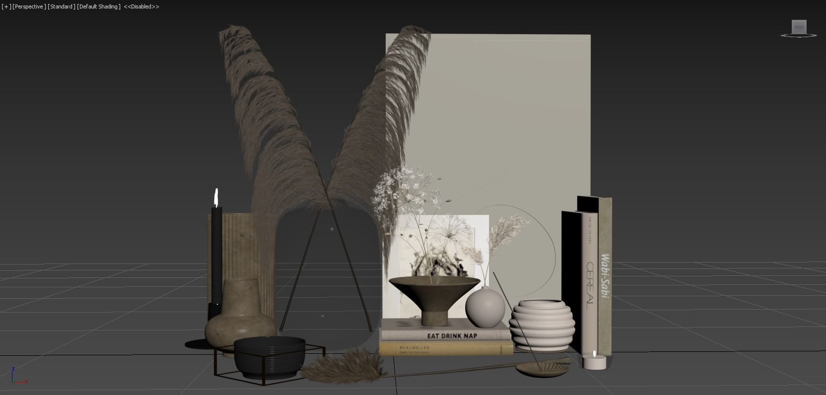 Decor Set 074 3D model_5