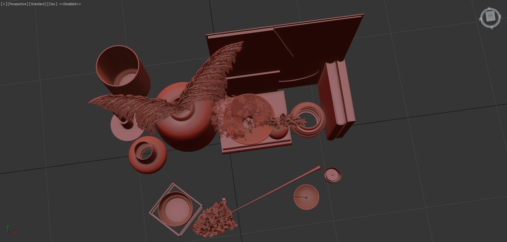 Decor Set 074 3D model_7