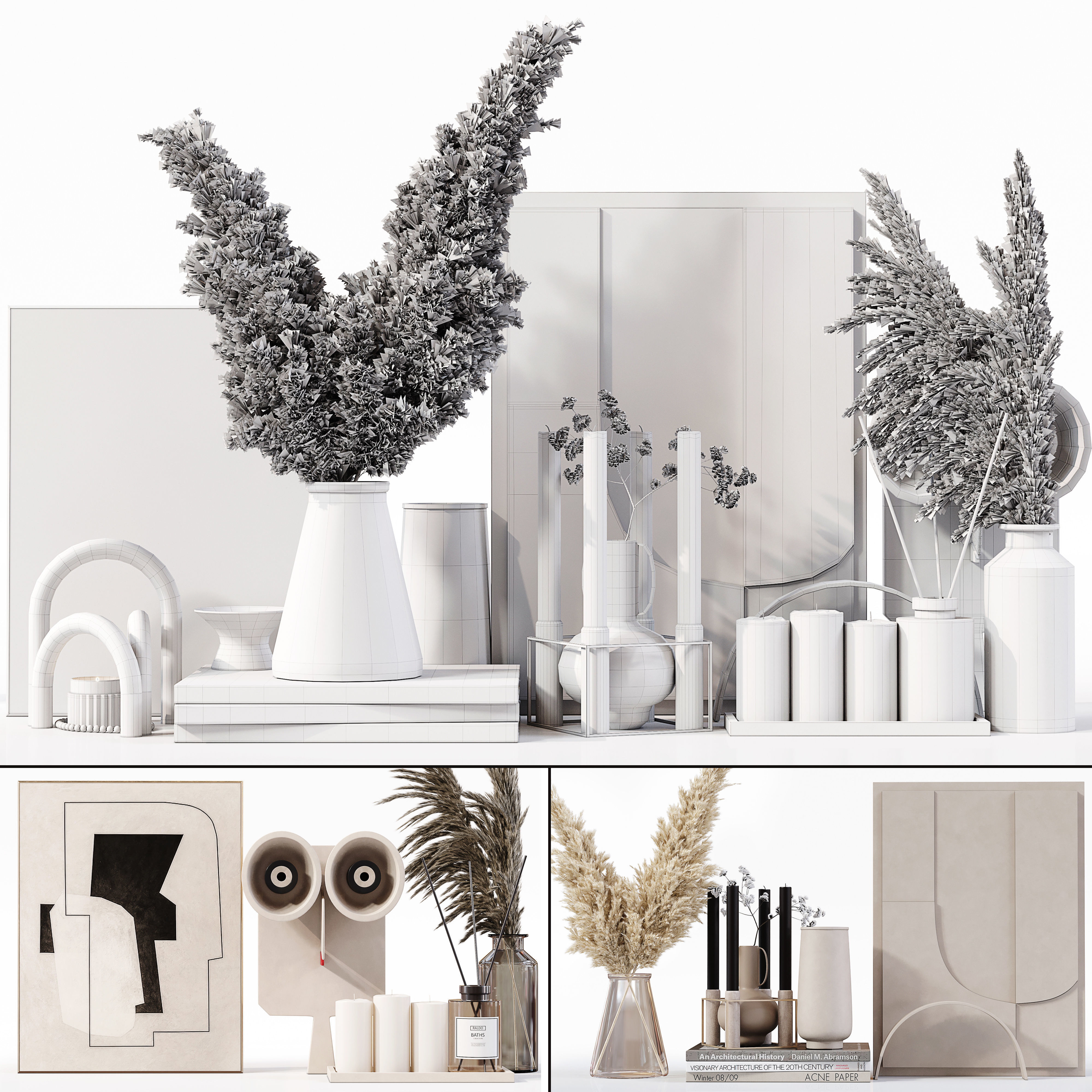 Decor Set 076 3D model_4