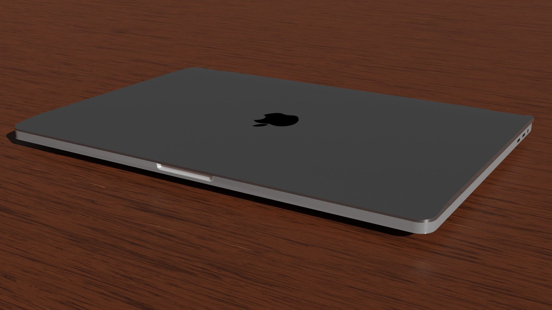 Apple MacBook pro 3D model Free low-poly 3D model_4