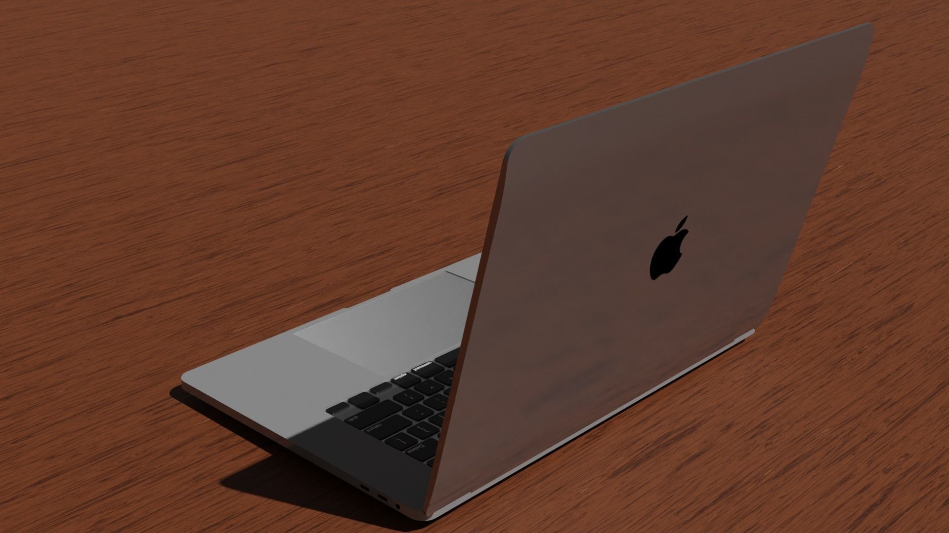 Apple MacBook pro 3D model Free low-poly 3D model_3
