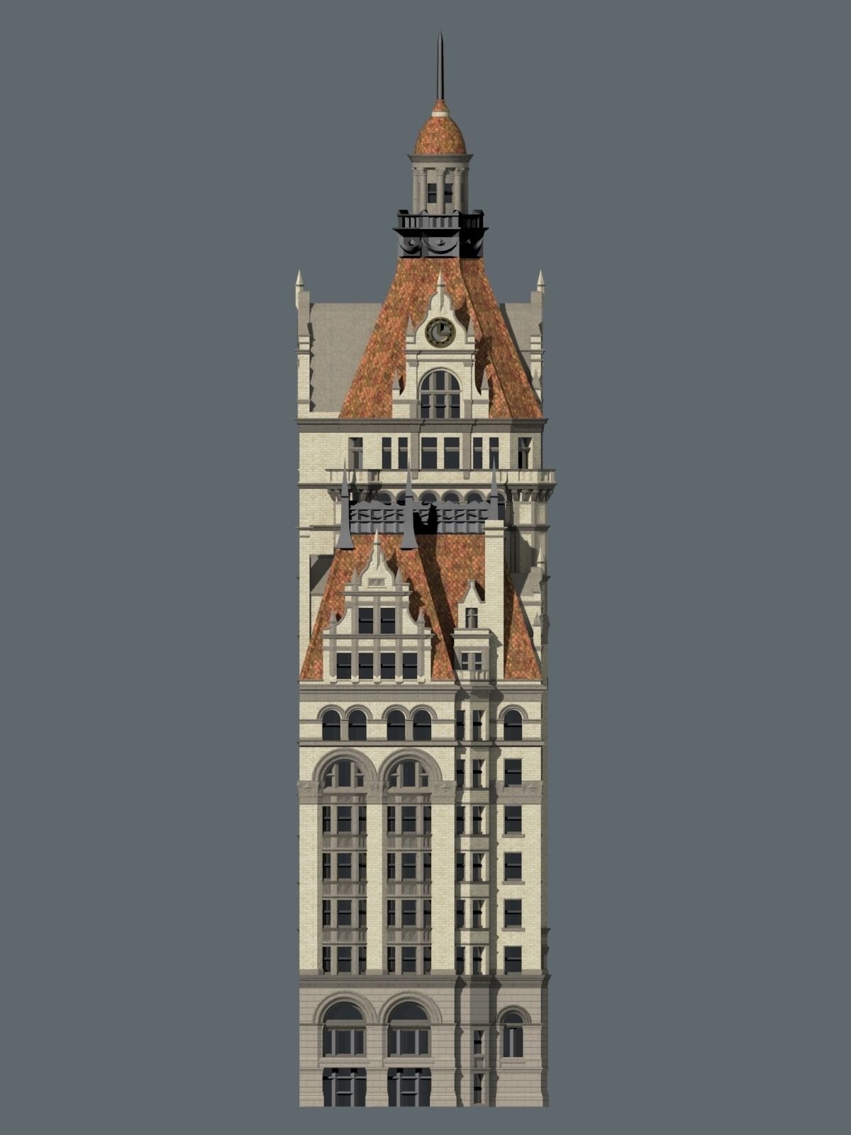 Pabst Building 3D print model_5