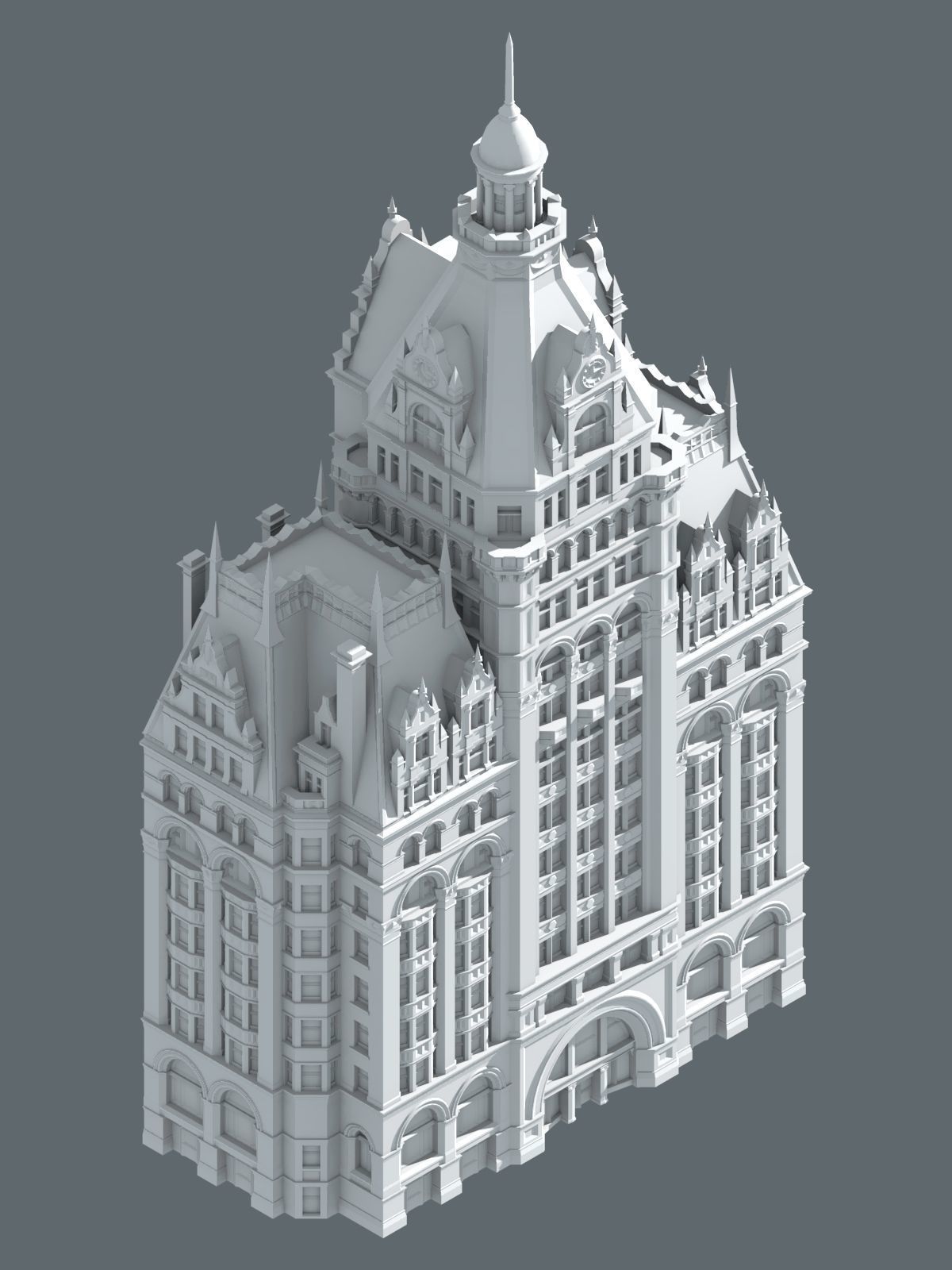 Pabst Building 3D print model_8