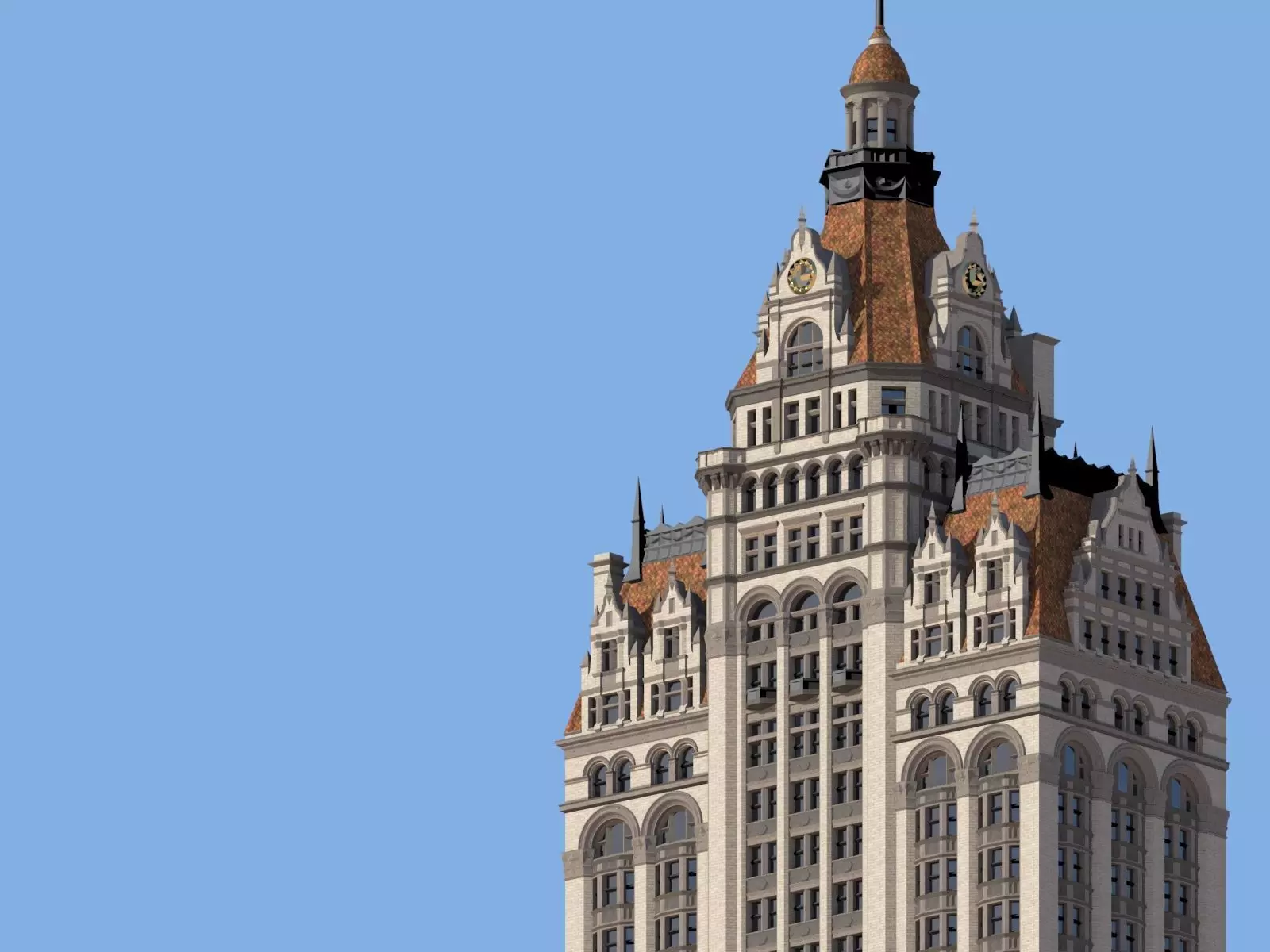 Pabst Building 3D print model_0