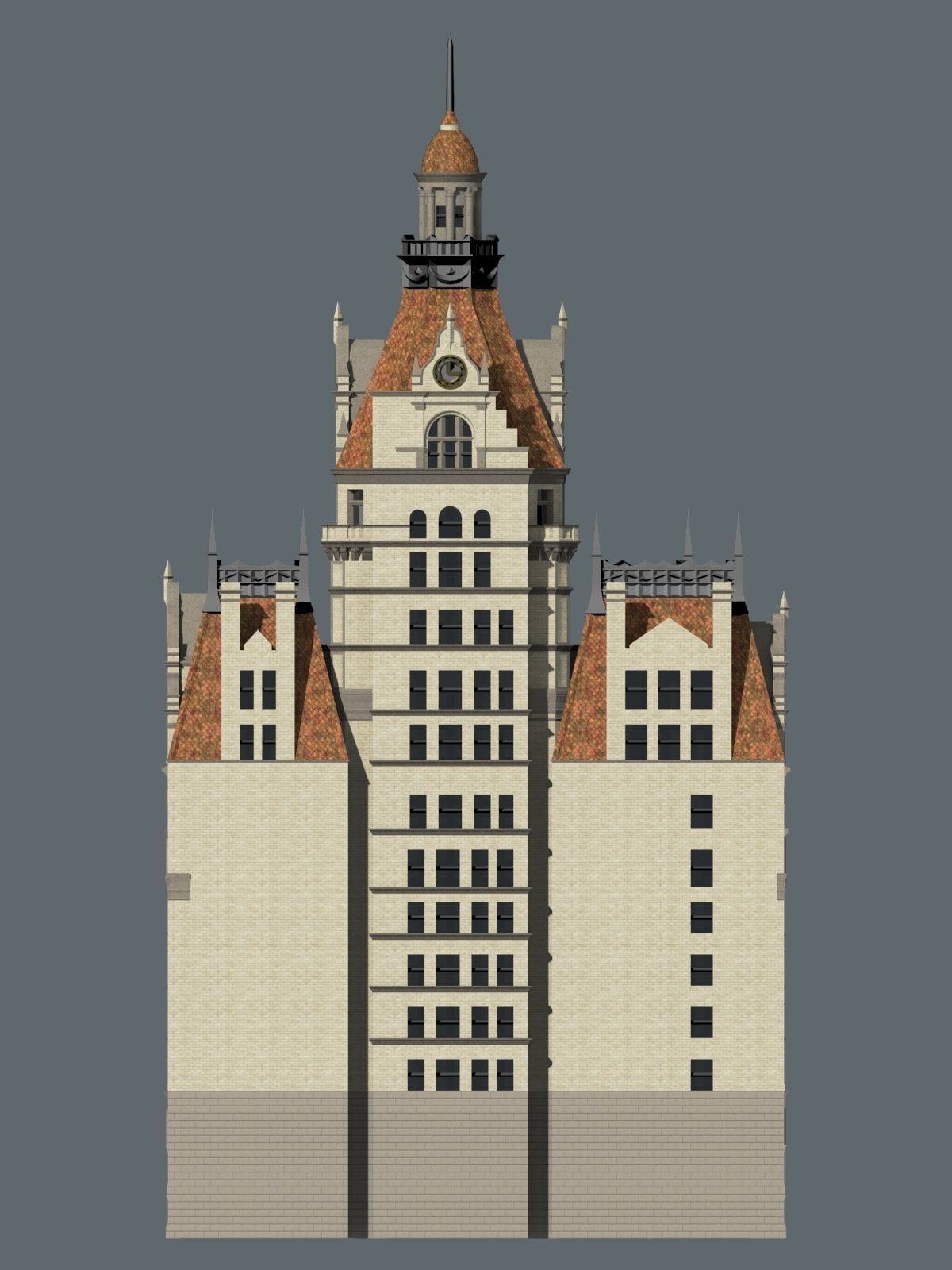 Pabst Building 3D print model_6