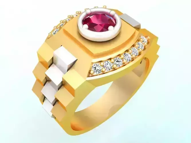 Diamond Rings - Mens Rings - N 589 