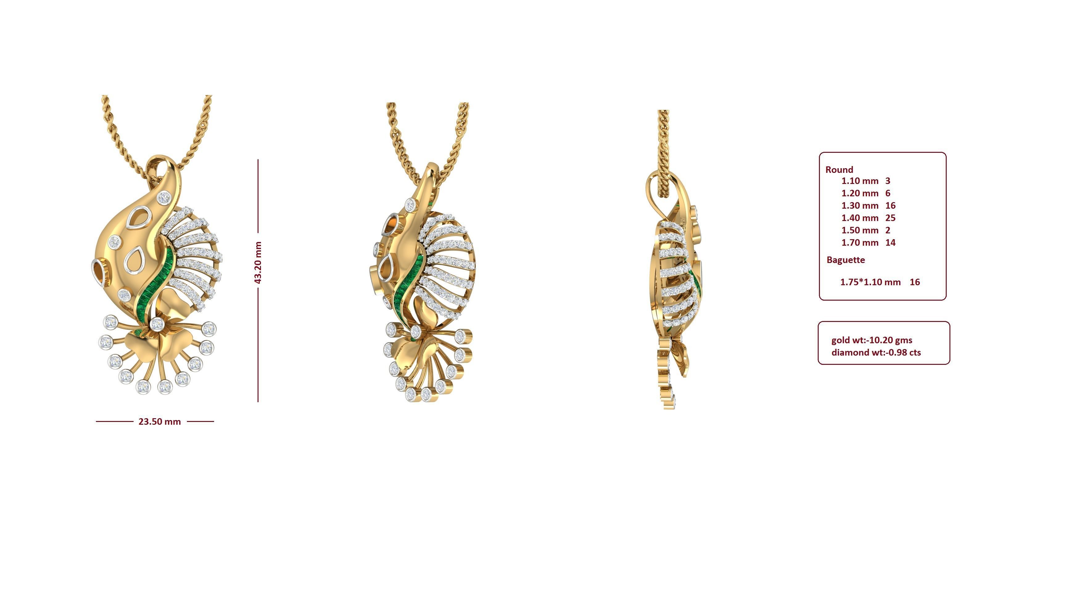 Earrings Pendant Set 3dm STL OBJ FBX Renders Details 3D print model_8