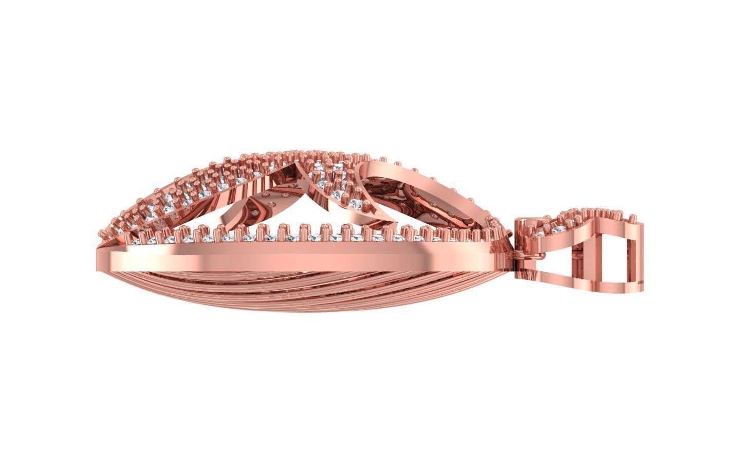 Earrings Pendant Set 3dm STL OBJ FBX Renders Details 3D print model_5