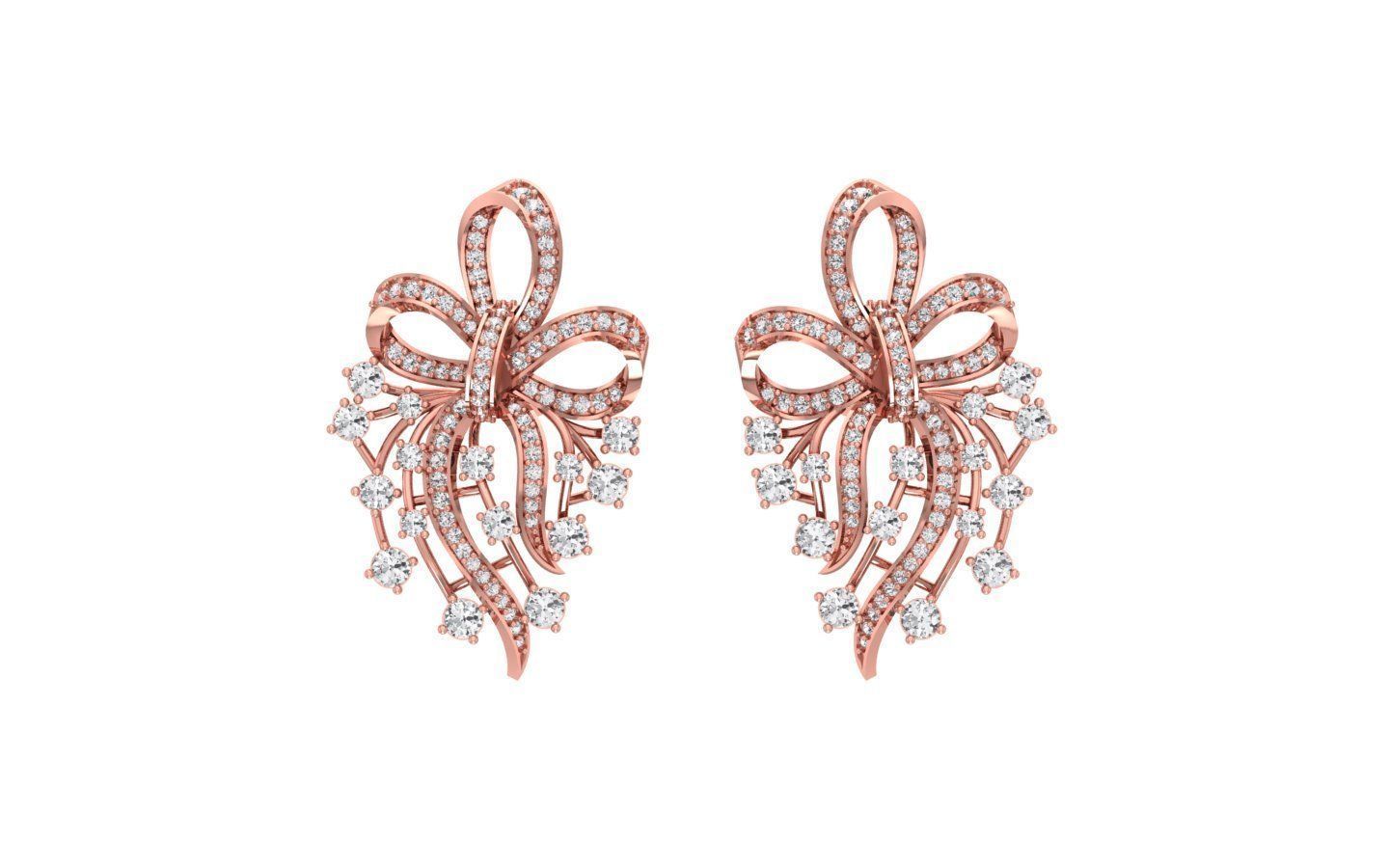 Earrings Pendant Set 3dm STL OBJ FBX Renders Details 3D print model_2