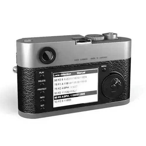 Hand Held Camera With Lens 3D model