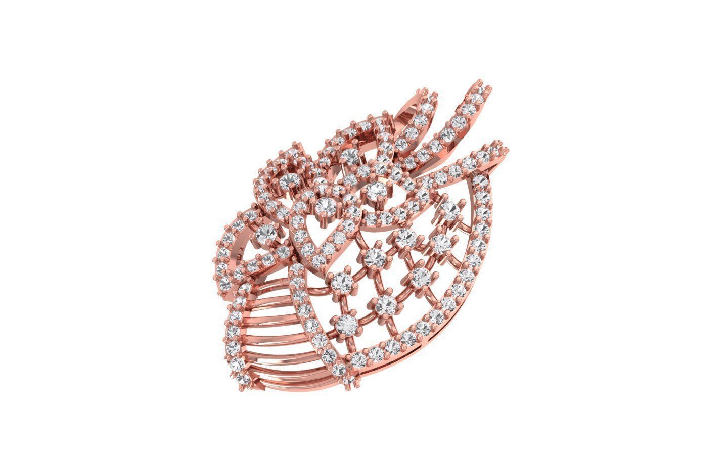 Earrings Pendant Set 3dm STL OBJ FBX Renders Details 3D print model_4