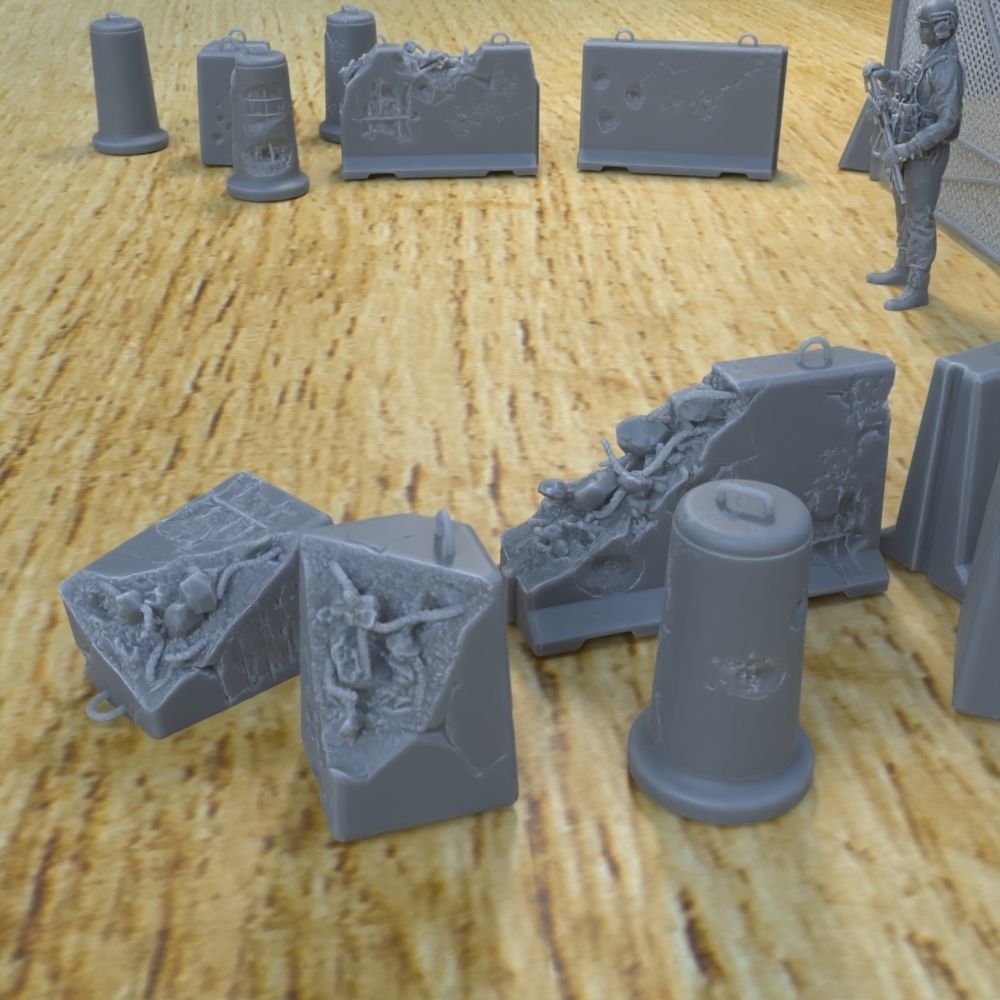 MILITARY MODERN TELECOM SHELTER FOR TABLETOP 1-35 SUPPORTED STL 3D print model_9