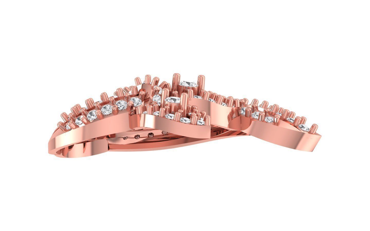 Earrings Pendant Set 3dm STL OBJ FBX Renders Details 3D print model_5