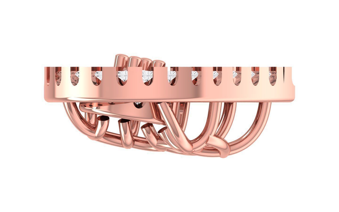 Earrings Pendant Set 3dm STL OBJ FBX Renders Details 3D print model_2