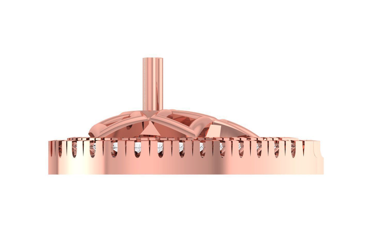 Earrings Pendant Set 3dm STL OBJ FBX Renders Details 3D print model_4