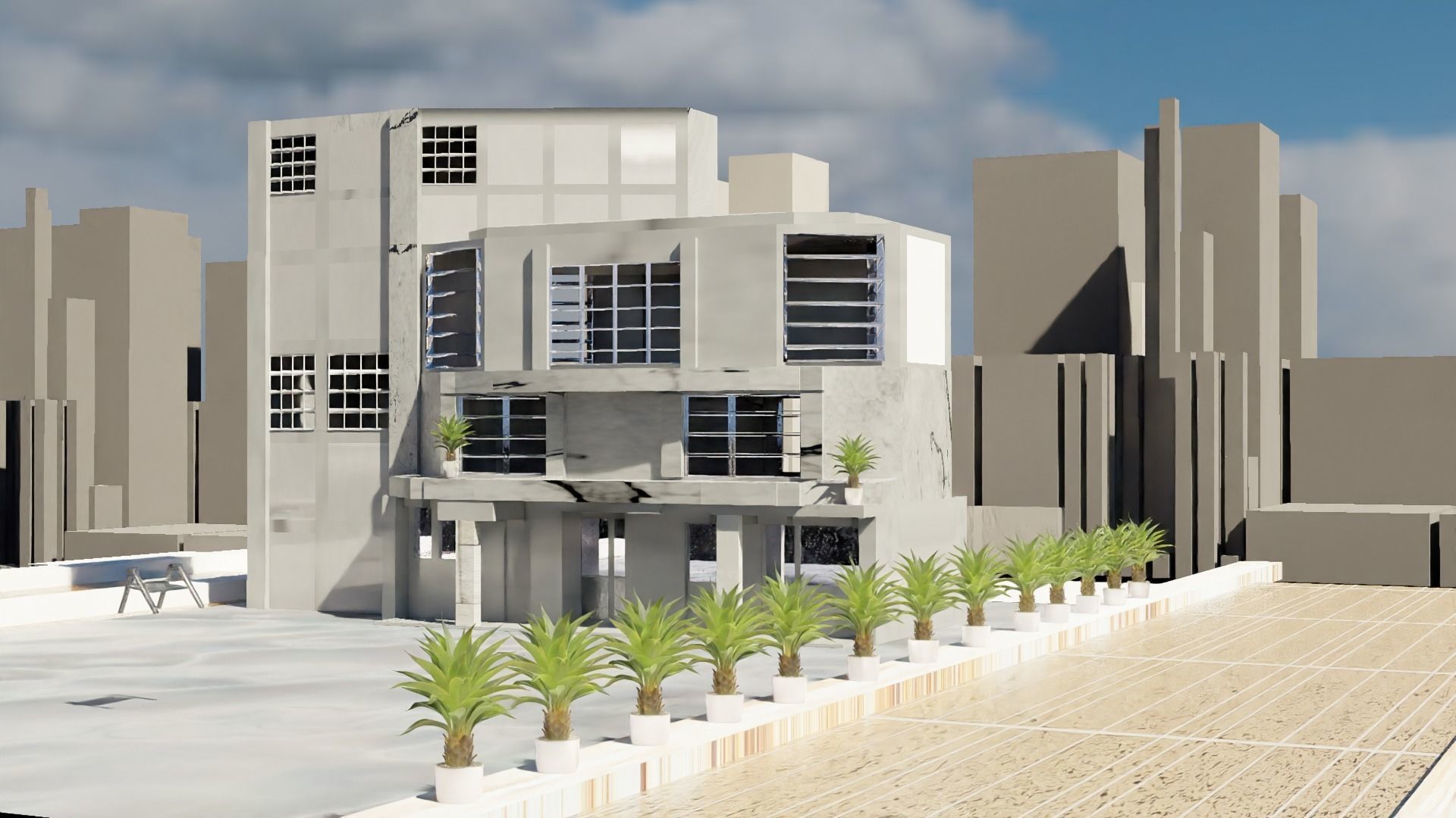 3d architect house design 3D model_1