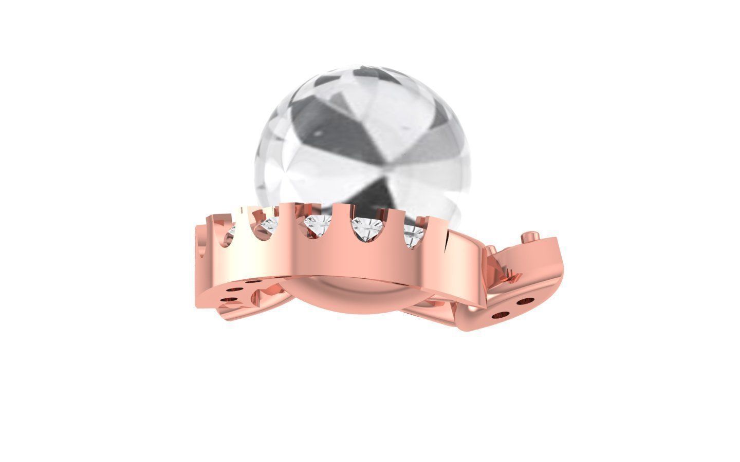 Earrings Pendant Set 3dm STL OBJ FBX Renders Details 3D print model_2