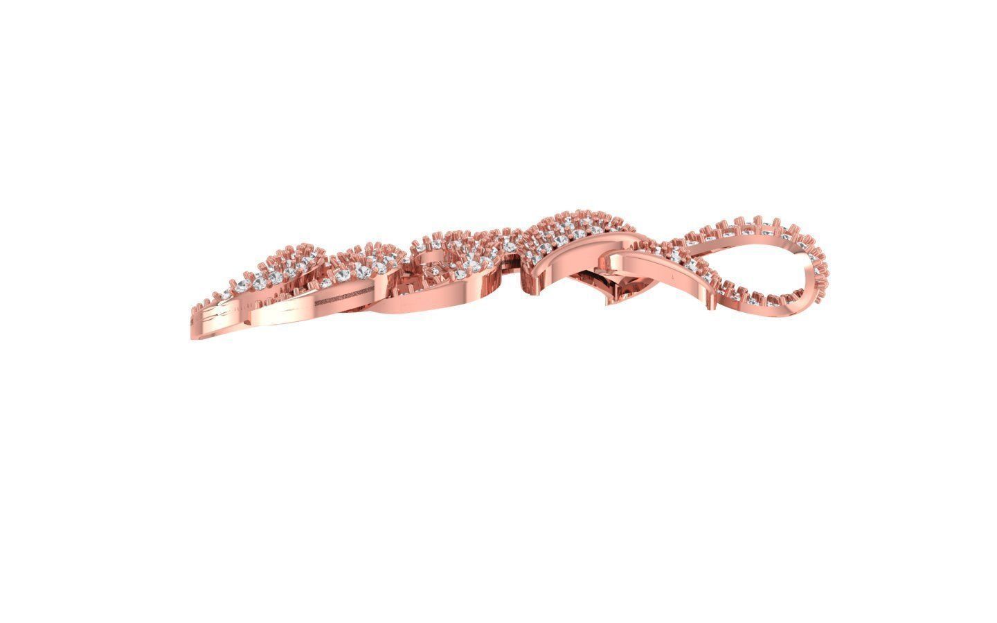 Earrings Pendant Set 3dm STL OBJ FBX Renders Details 3D print model_4