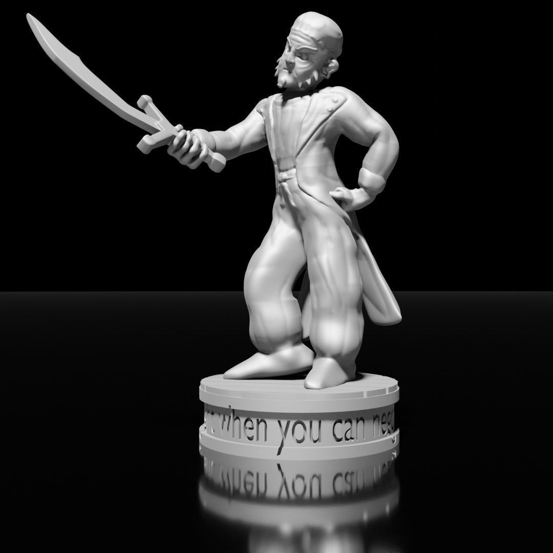 Human miniature set 3D print model_6