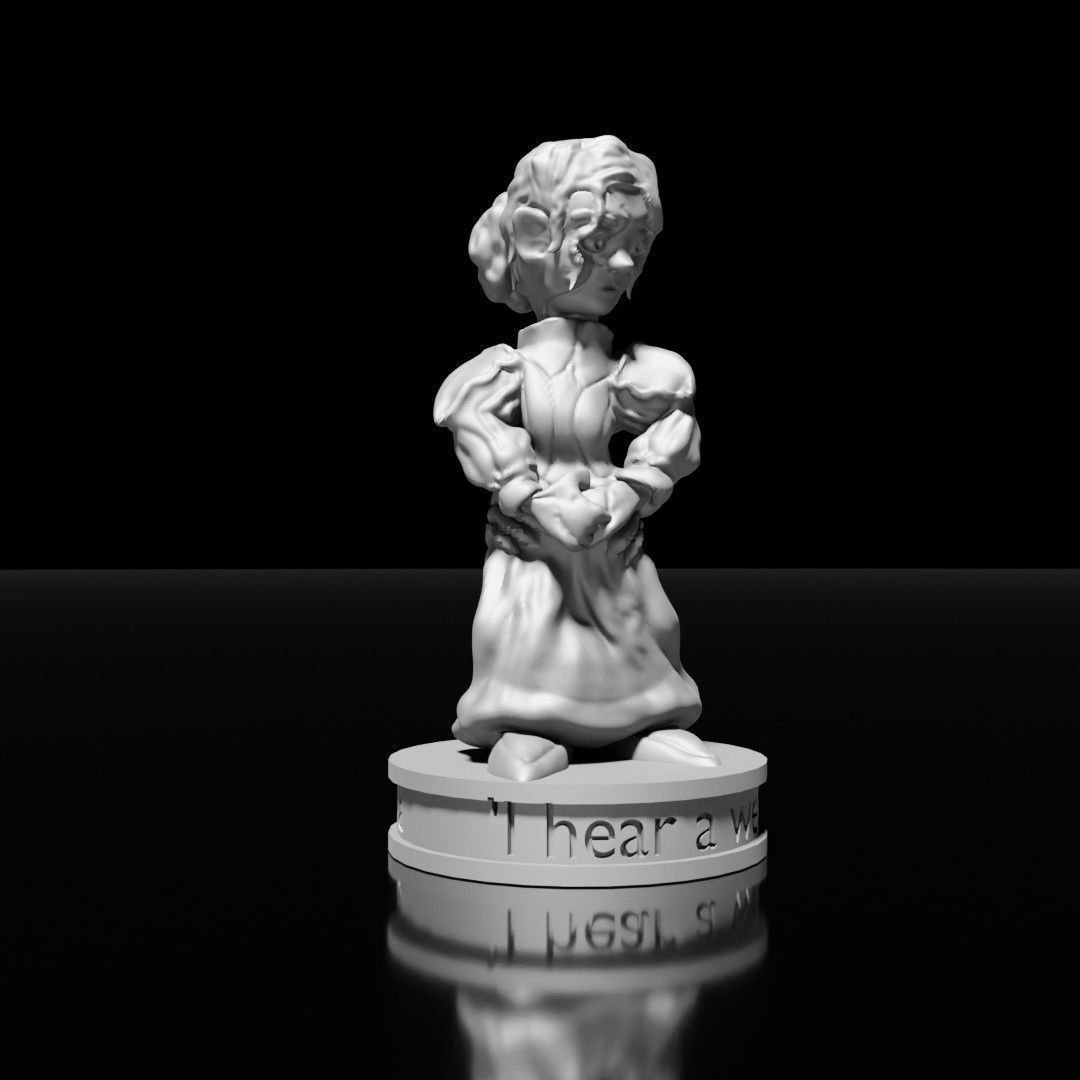 Human miniature set 3D print model_4