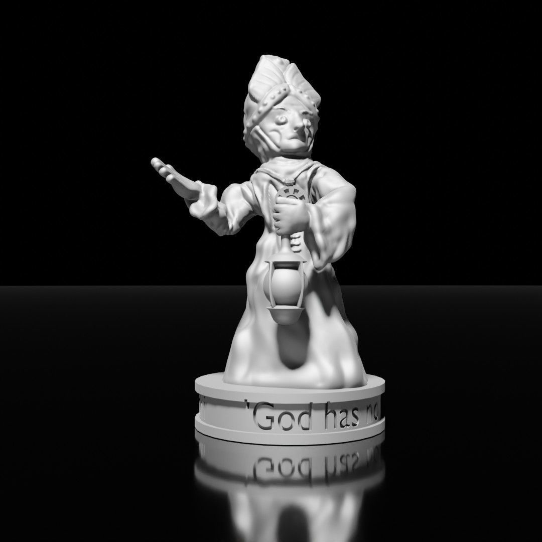 Human miniature set 3D print model_12