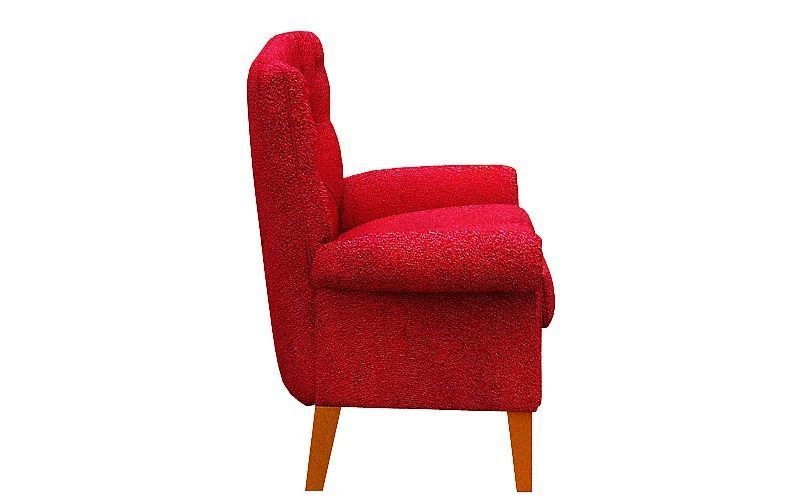 Contemporary sofa fabric and Gold foil Low-poly 3D model_19