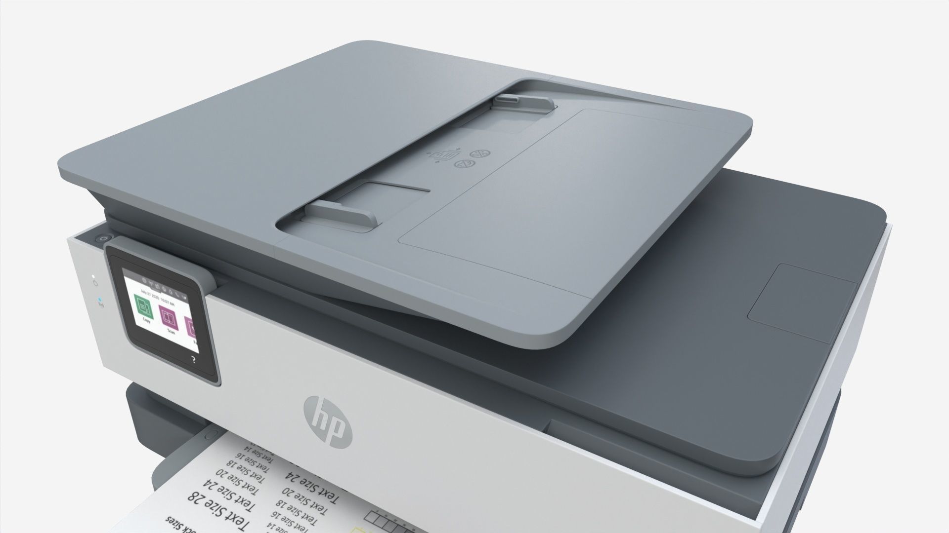 HP OfficeJet Pro 8035e All-in-One Printer 3D model_3