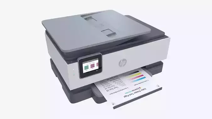 HP OfficeJet Pro 8035e All-in-One Printer 3D model