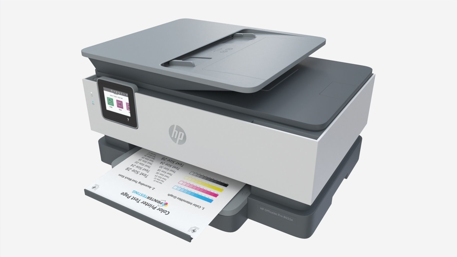 HP OfficeJet Pro 8035e All-in-One Printer 3D model_1
