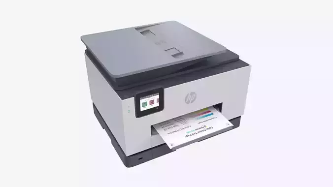 HP OfficeJet Pro 9025e All-in-One Printer 3D model