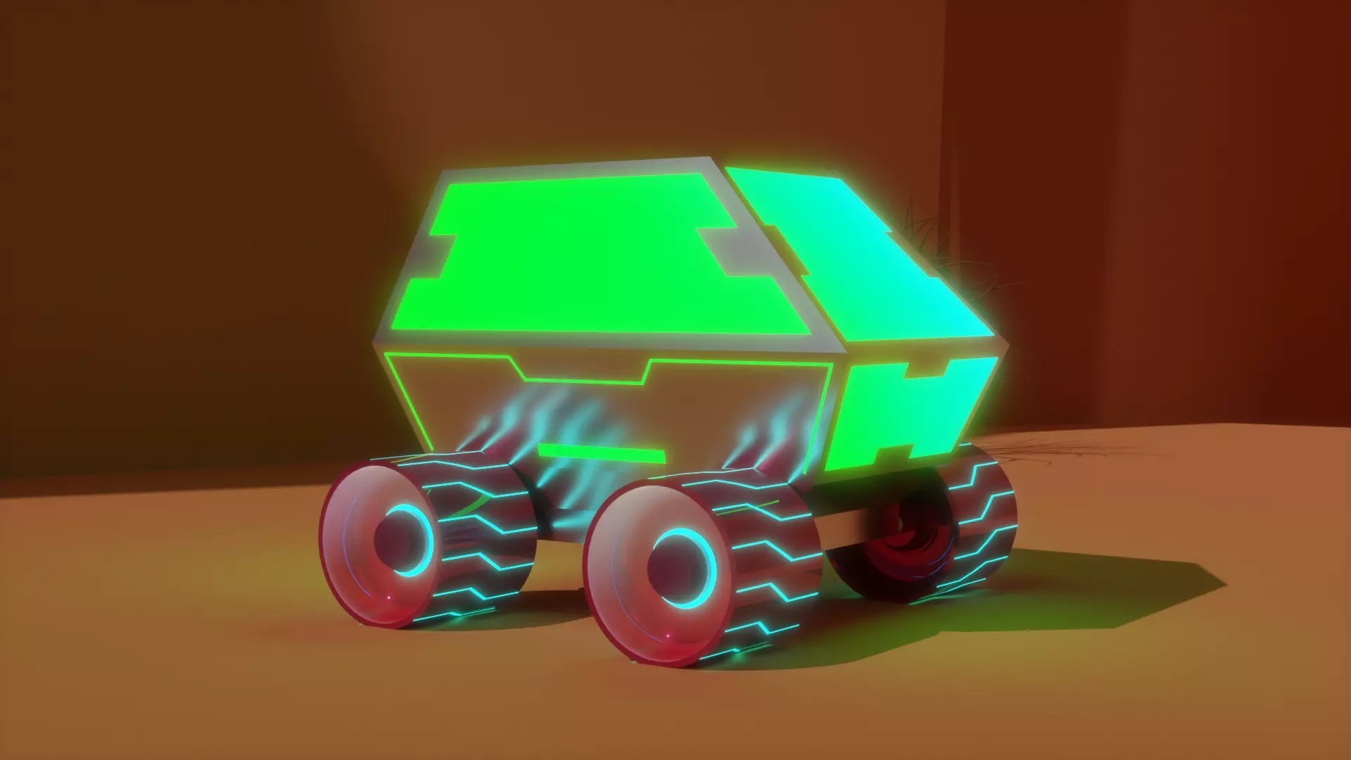 Space Vehicle Car 3D model_0