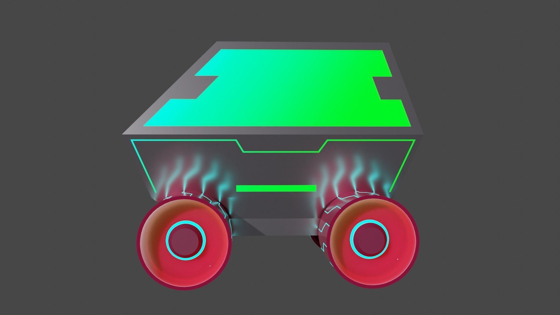 Space Vehicle Car 3D model_1