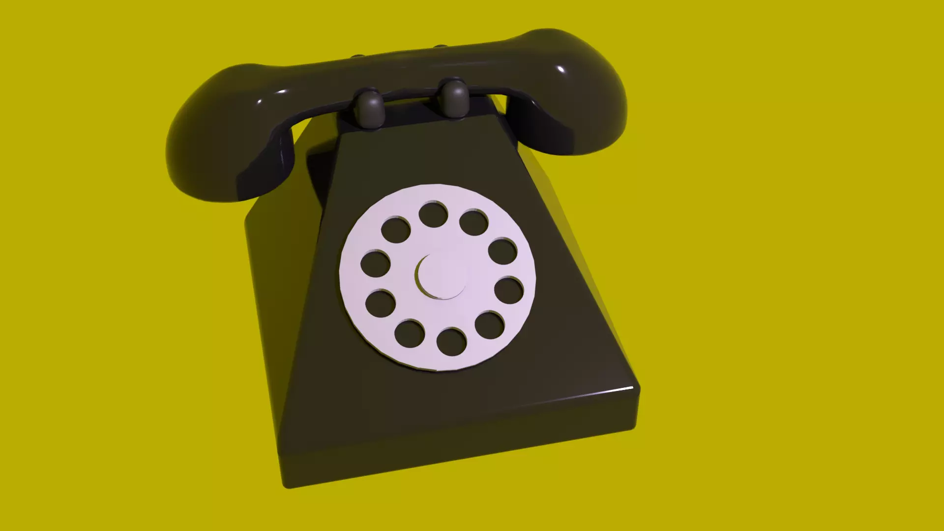 Old phone 3D model