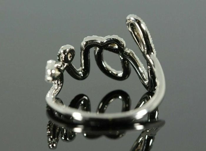 Love Ring  3D print model_2