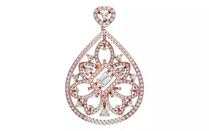 Women Pendant 3dm STL OBJ FBX Renders Details