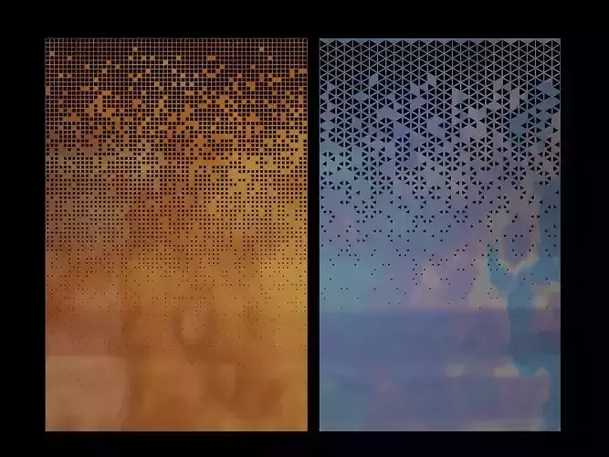 Decorative parametric panel 3D model