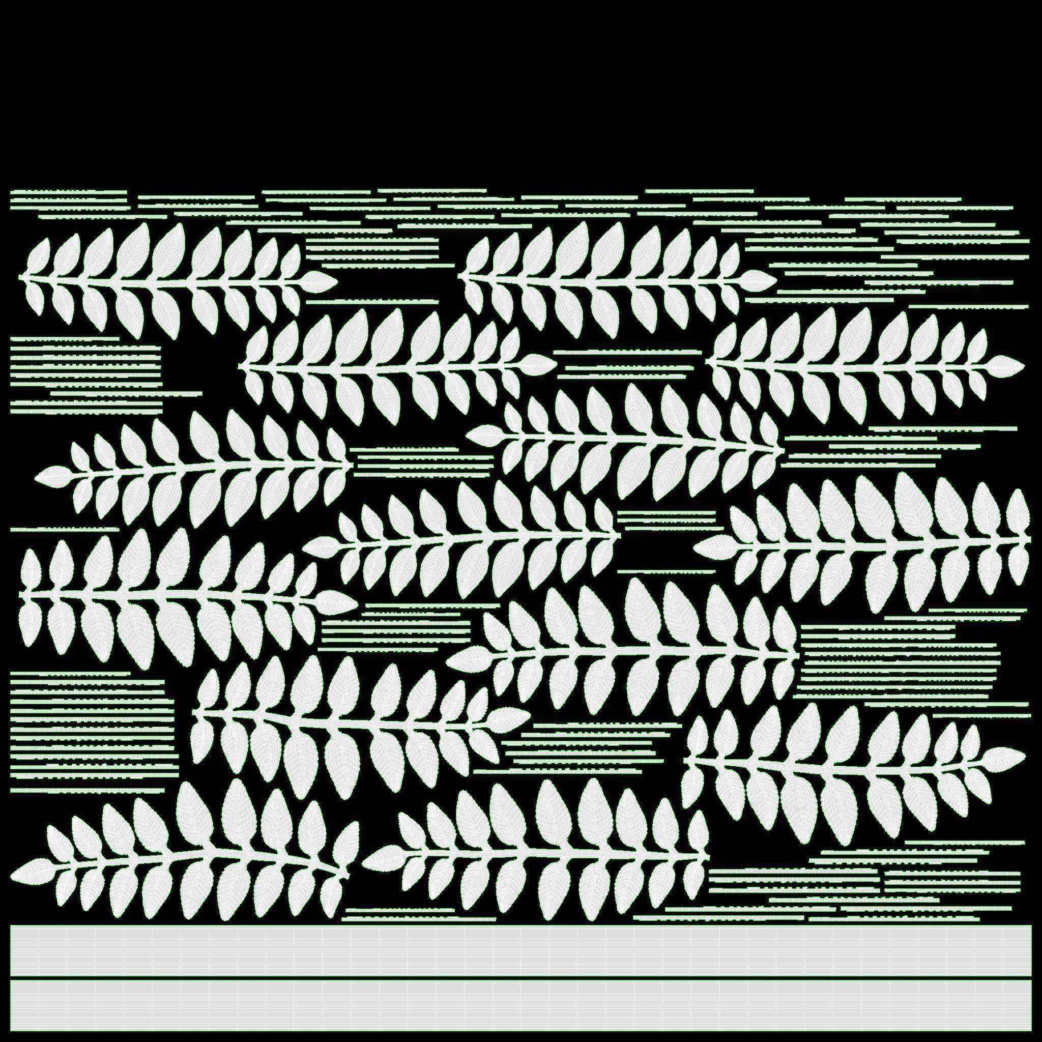 Olive Branch Headband Gold Crown 3D model_8