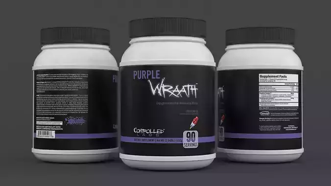 Protein Powder 3D model