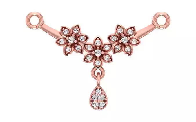 Women Necklaces Pendants 3dm STL OBJ FBX Renders Details