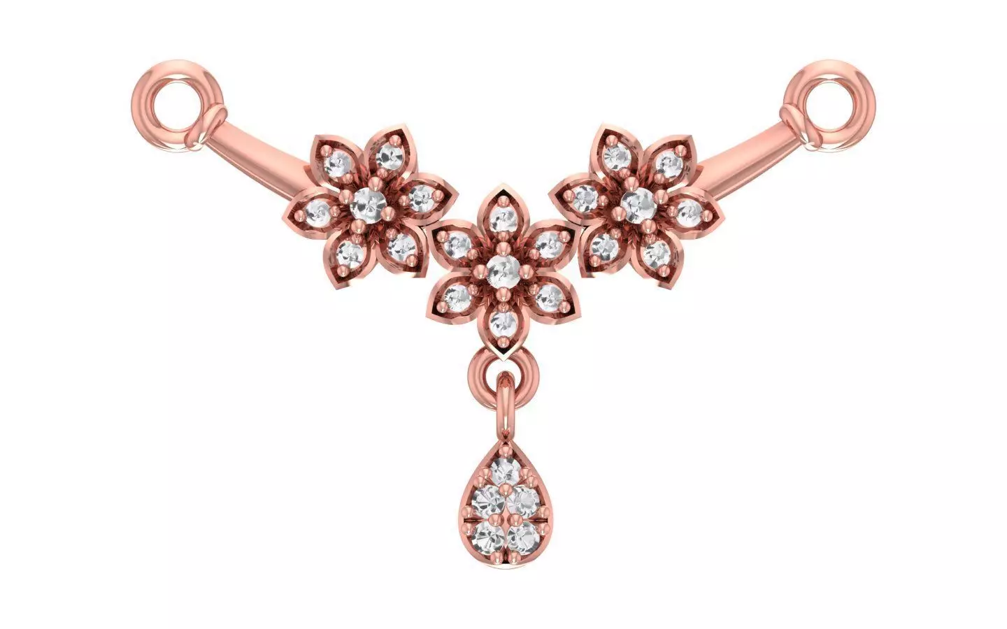 Women Necklaces Pendants 3dm STL OBJ FBX Renders Details 3D print model_0