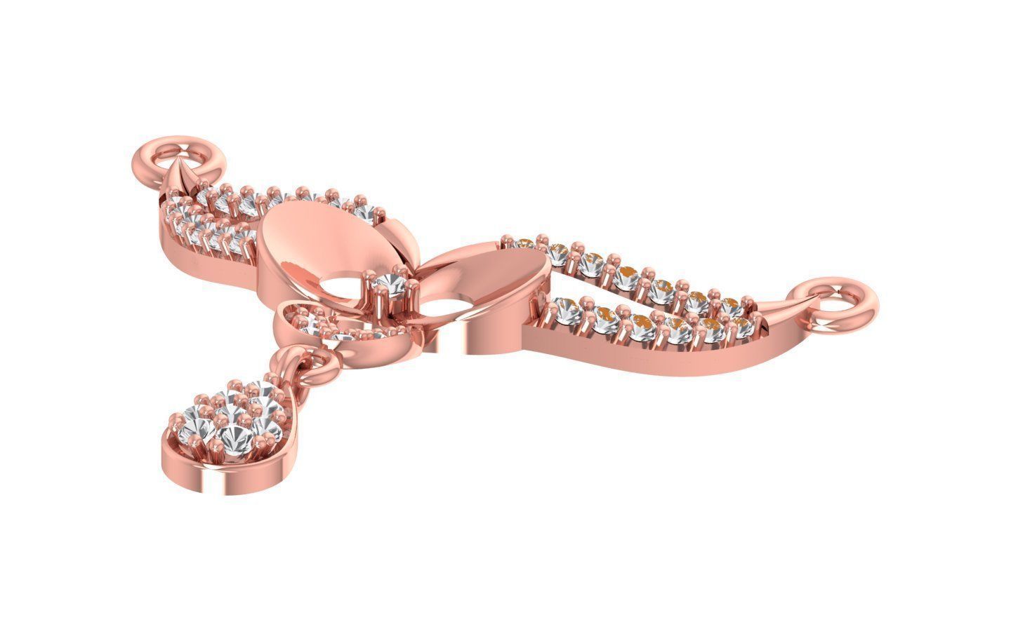 Women Necklaces Pendants 3dm STL OBJ FBX Renders Details 3D print model_2