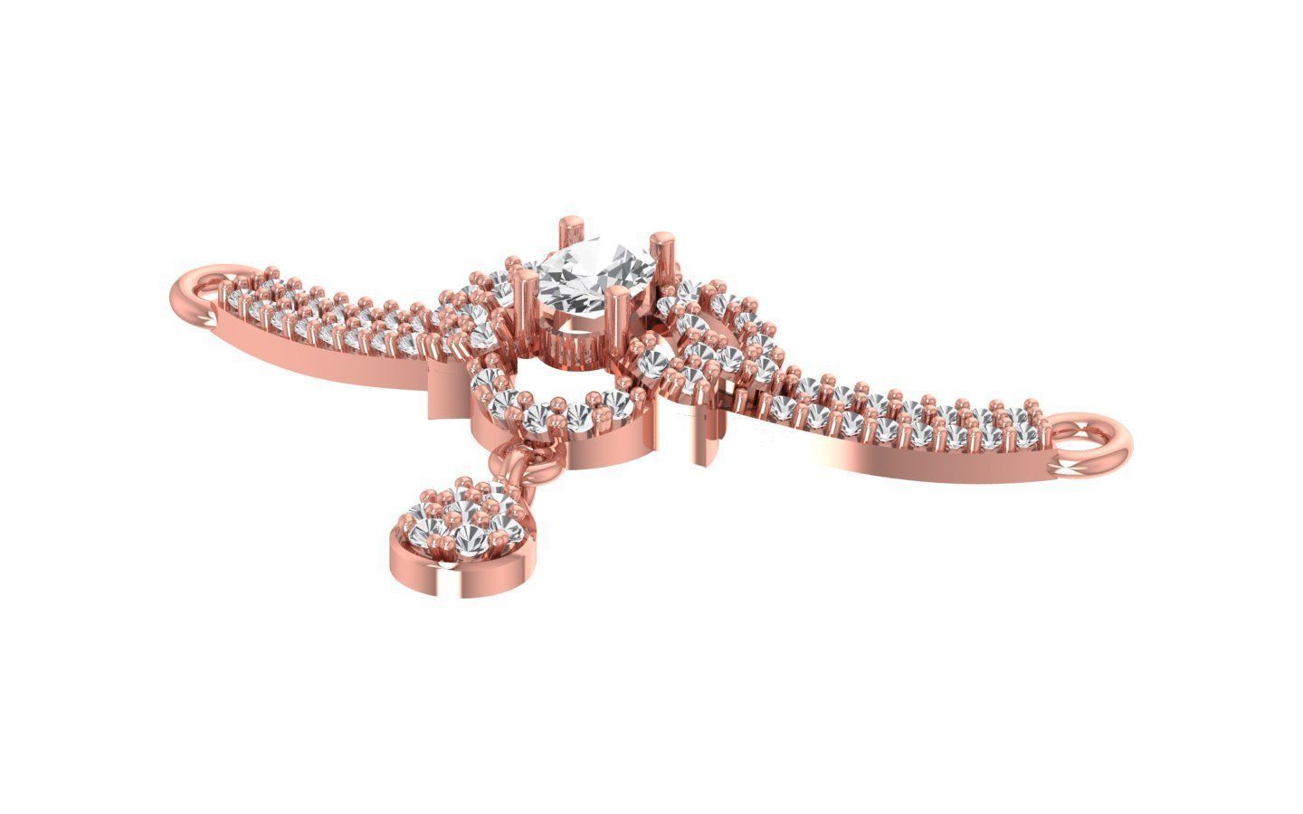 Women Necklaces Pendants 3dm STL OBJ FBX Renders Details 3D print model_1