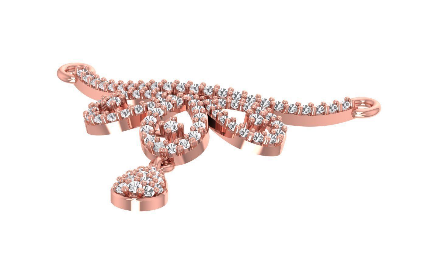 Women Necklaces Pendants 3dm STL OBJ FBX Renders Details 3D print model_2