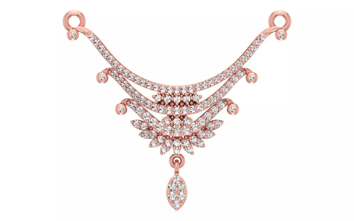 Women Necklaces Pendants 3dm STL OBJ FBX Renders Details 3D print model_0