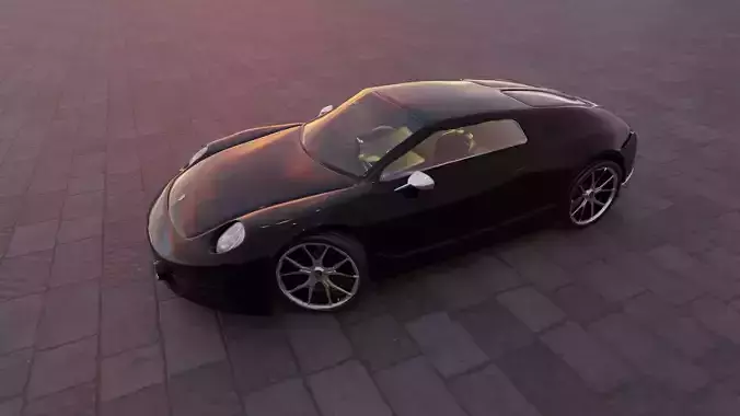 Porsche Le Mans Living Legend and Panamera mashup 3D model