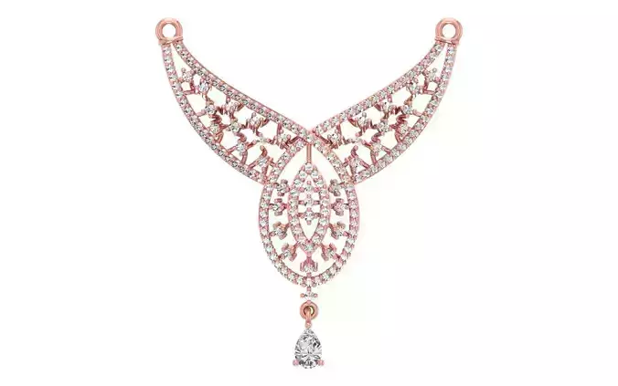 Women Necklaces Pendants 3dm STL OBJ FBX Renders Details